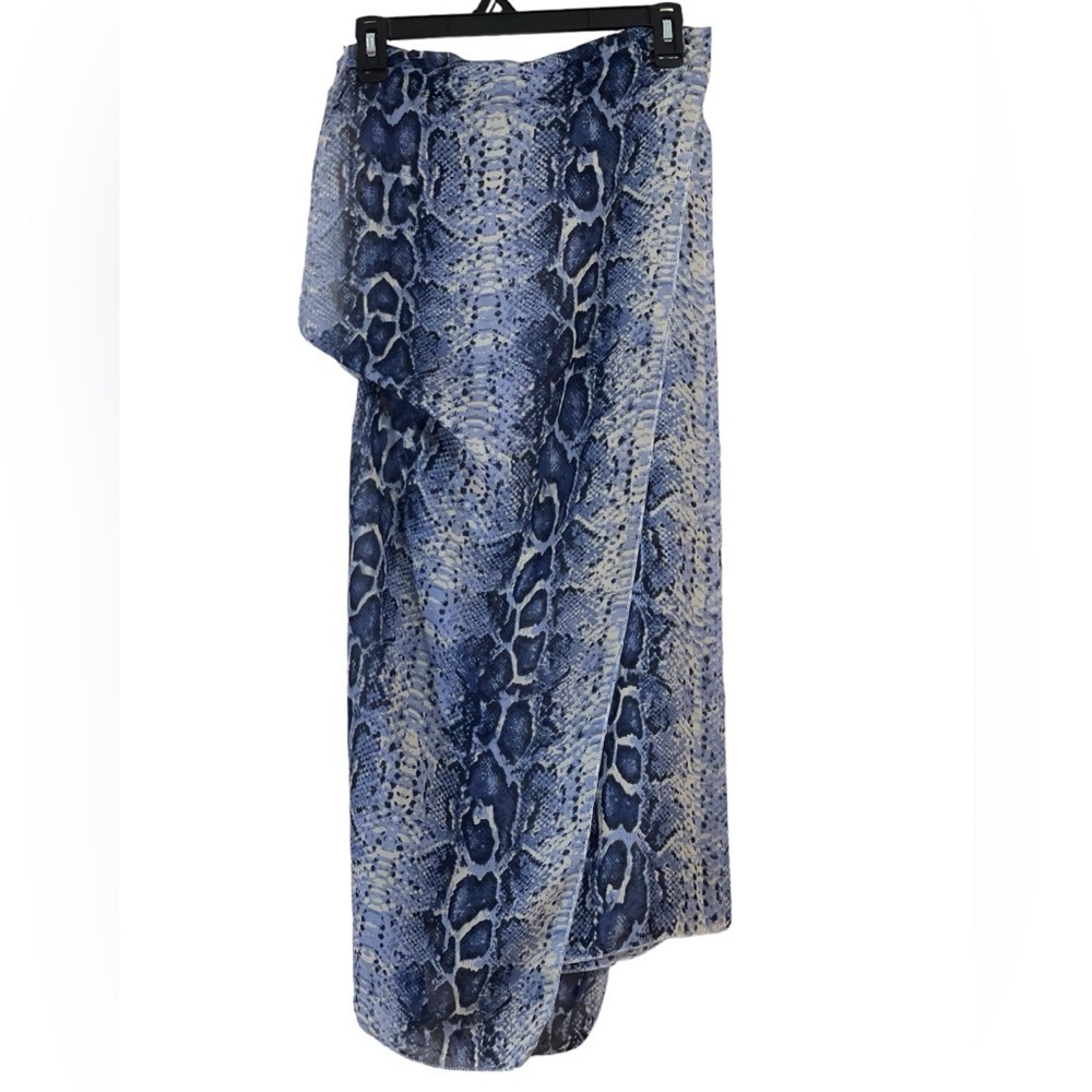 NWT- Bon Voyage snake skin patterned cover up. One size. - Picture 3 of 8